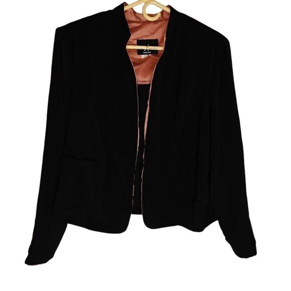 Vintage Cropped Open Front Blazer - Picture 1 of 7
